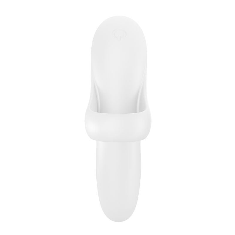 Satisfyer bold lover - finger vibrator - Grey, Product front view  | Flirtybay.com.au